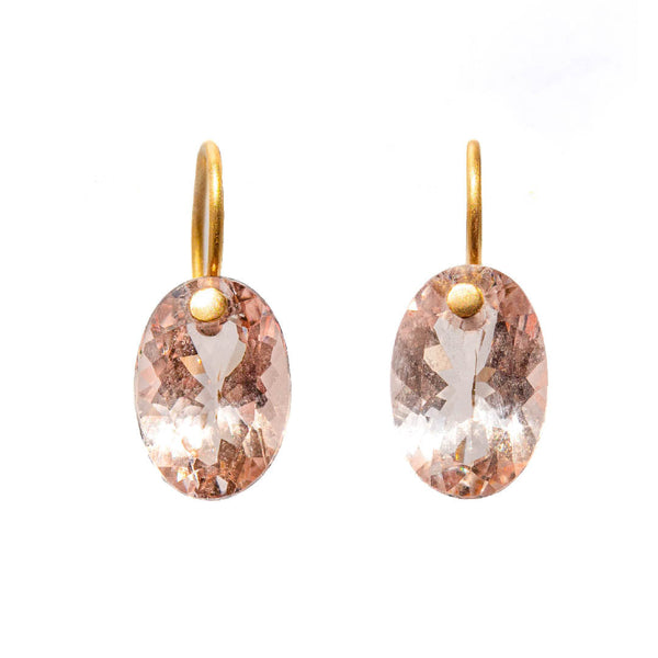 Boucles d'oreilles Brilliant Morganite