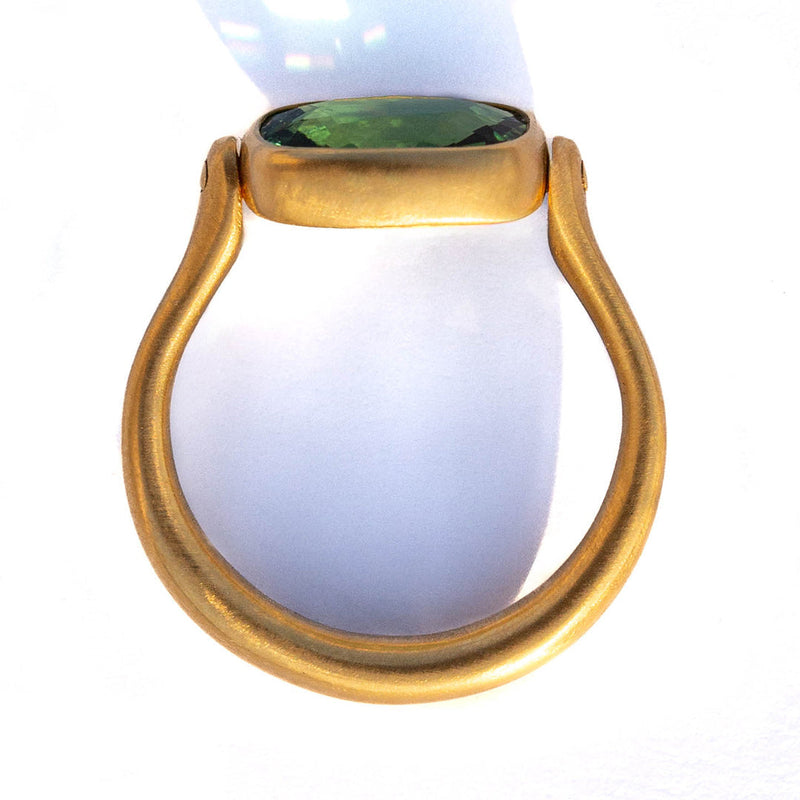 Bague Swivel Tourmaline Verte