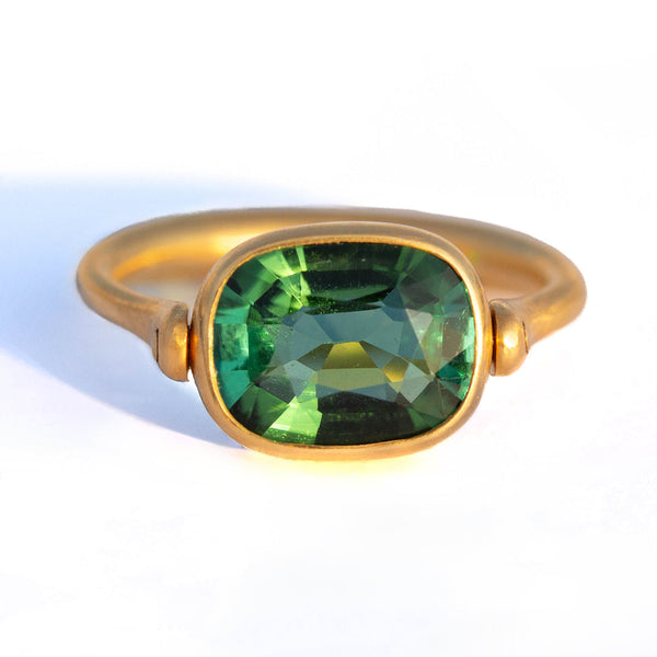 Bague Swivel Tourmaline Verte