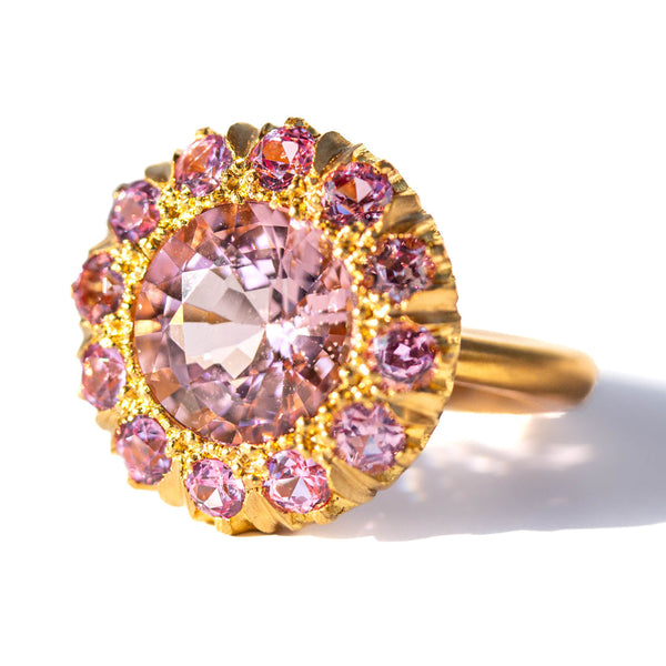 Bague Princess D. Tourmaline rose
