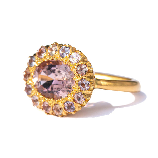 Bague Princess D. tourmaline rose