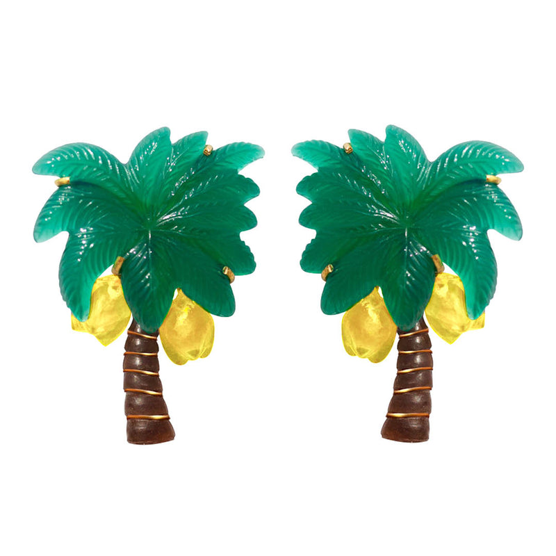 Boucles d'oreilles Cocotiers