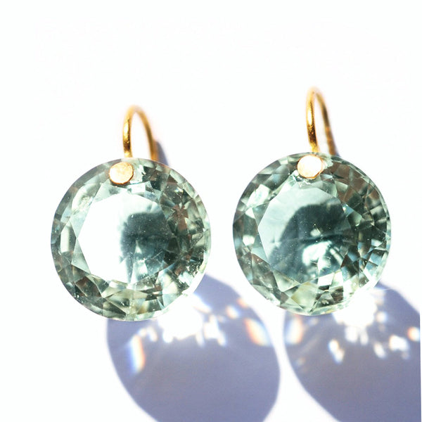 Boucles d'oreilles Brilliant Quartz Vert