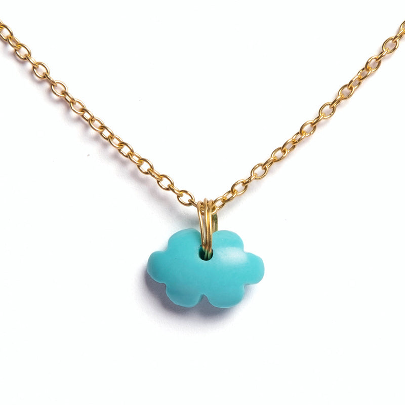 Pendentif Nuage Turquoise