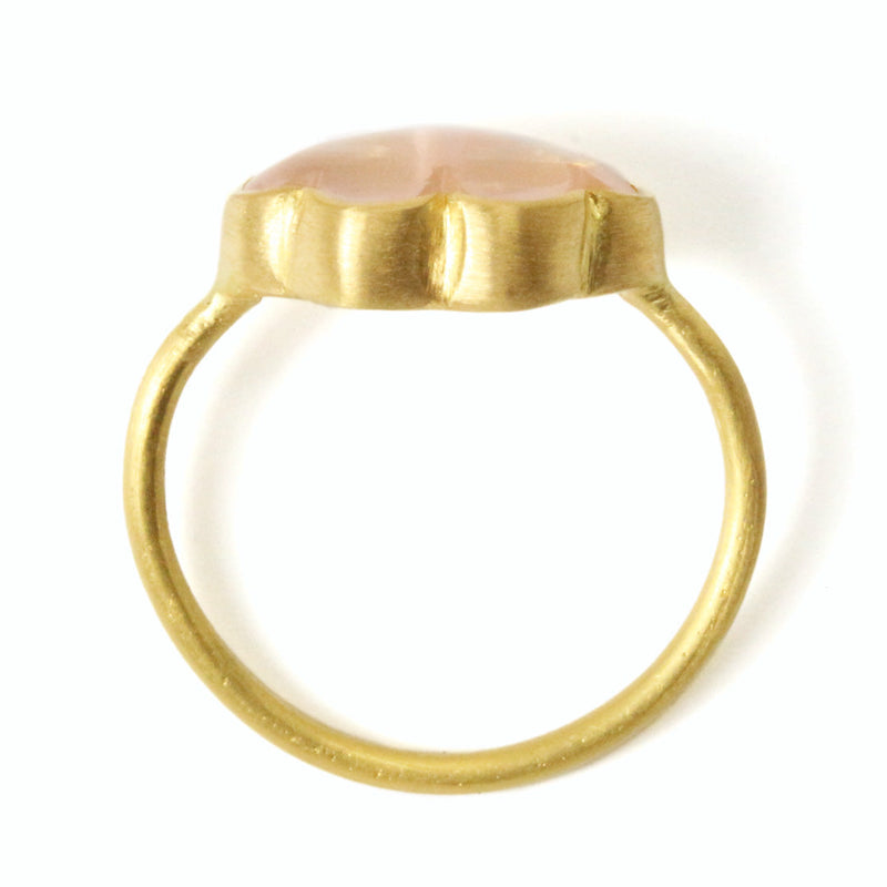Bague Nuage Quartz Rose