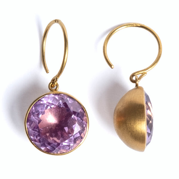 Boucles d'oreilles Bindi Améthyste