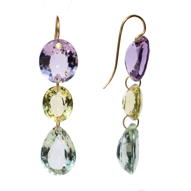 Boucles d'oreilles Gem Drop Multicolores
