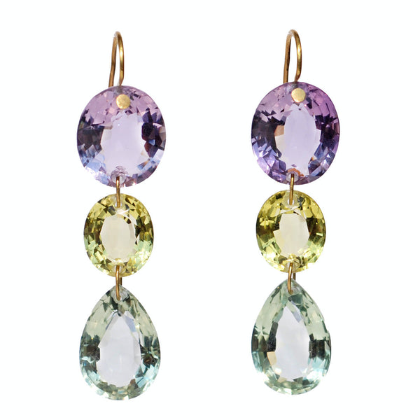Boucles d'oreilles Gem Drop Multicolores