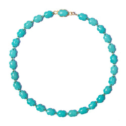 Collier Nuages Turquoise 17"